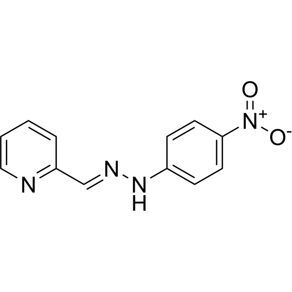 Pyridine-2-carboxaldehyde 4-nitrophenylhydrazone Chemical Structure