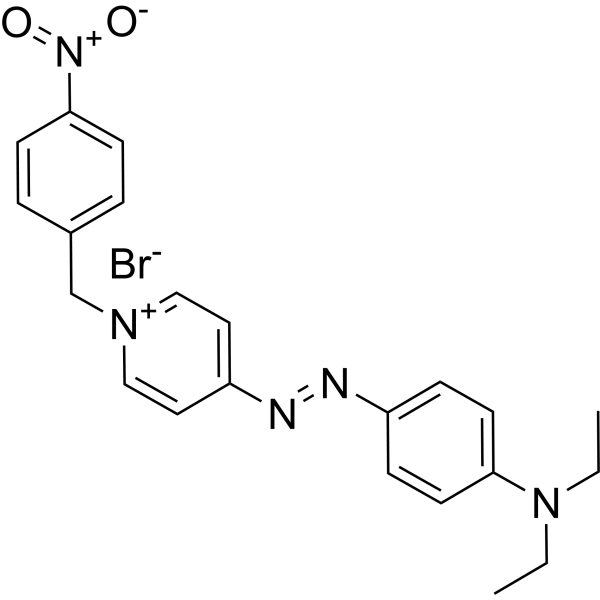 4-(4-Diethylaminophenylazo)-1-(4-nitrobenzyl)pyridinium bromide Chemical Structure