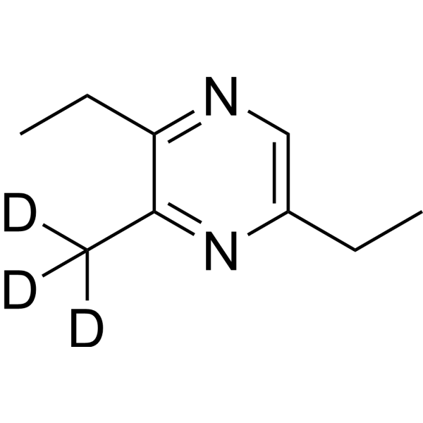 <em>2</em>,5-Diethyl-3-methylpyrazine-d3