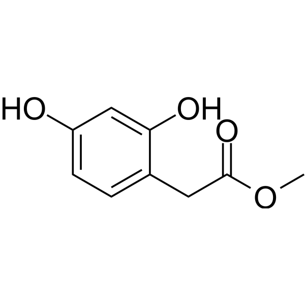 Methyl 2-(2,4-dihydroxyphenyl)acetate Chemical Structure