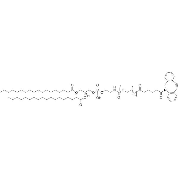 DSPE-PEG-DBCO, MW 2000 Chemical Structure