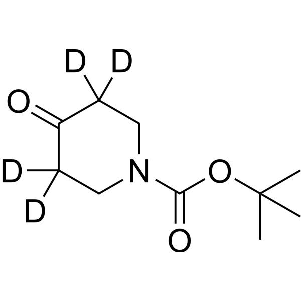 tert-Butyl 4-oxopiperidine-1-carboxylate-3,3,5,5-d<sub>4</sub> Chemical Structure