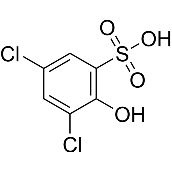3,5-Dichloro-2-hydroxybenzenesulfonic acid Chemical Structure