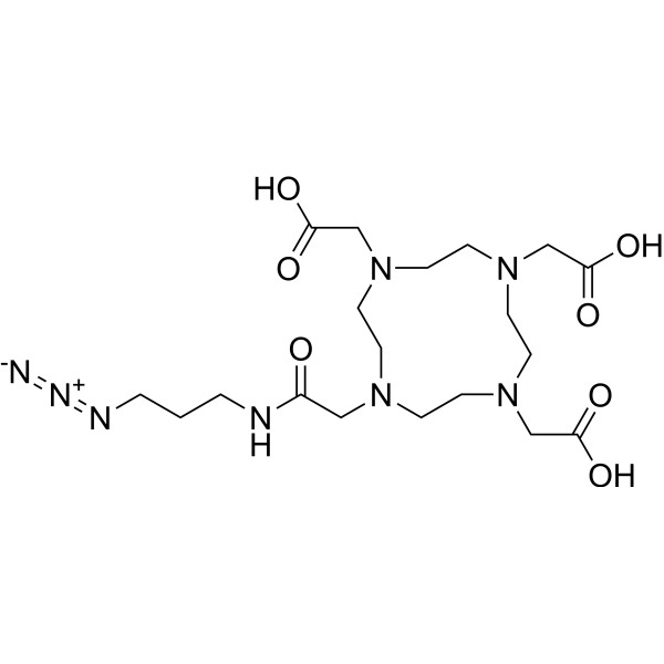 Azido-mono-amide-DOTA Chemical Structure