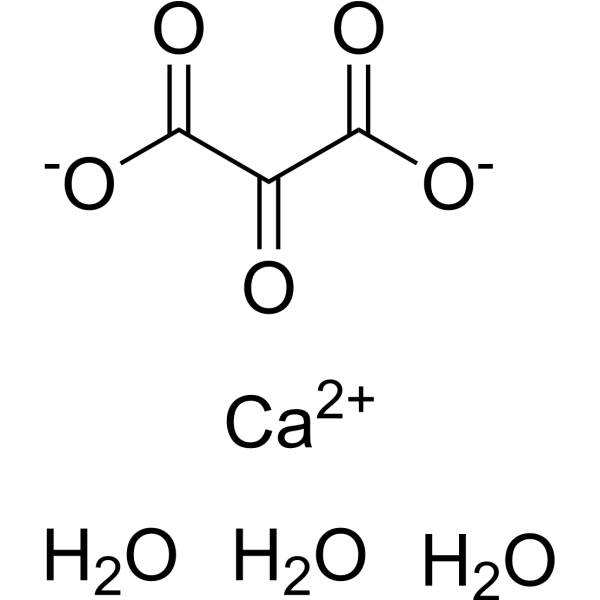 Calcium mesoxalate trihydrate Chemical Structure