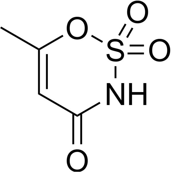 Acesulfame Chemical Structure