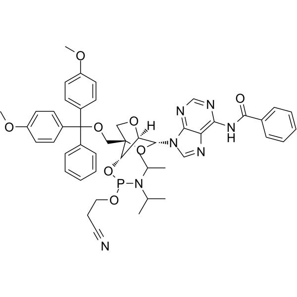 LNA-A(Bz) amidite Chemical Structure