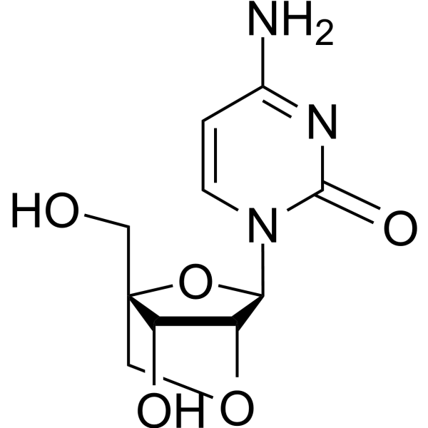 2'-O,4'-C-Methylenecytidine Chemical Structure