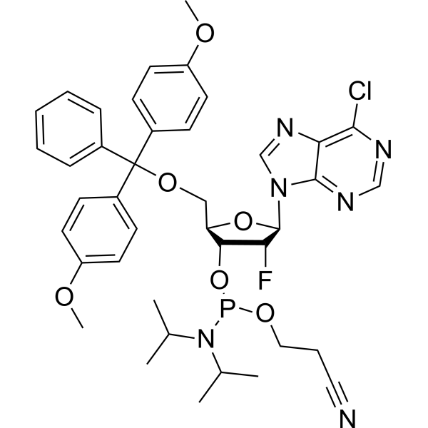 <em>DMT</em>-2'-F-6-chloro-dA phosphoramidite