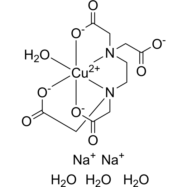 Cu(Ⅱ)-EDTA disodium tetrahydrate Chemical Structure