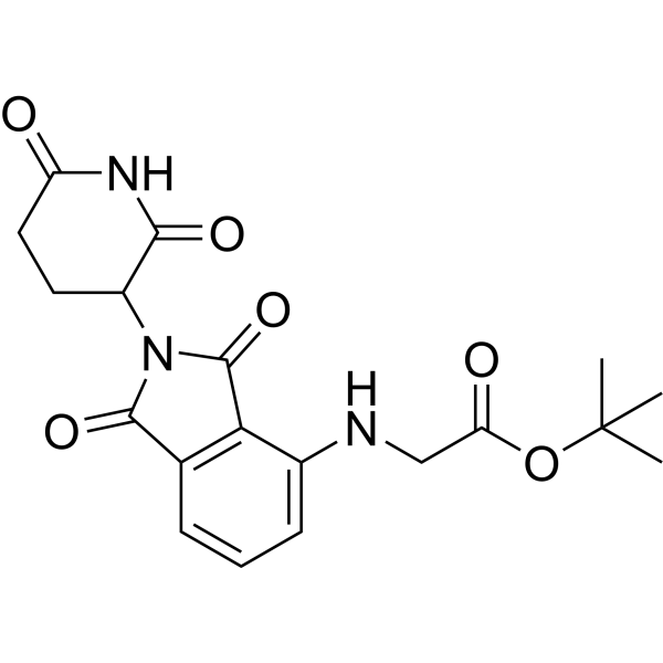Thalidomide-NH-CH2-COO(t-Bu) Chemical Structure
