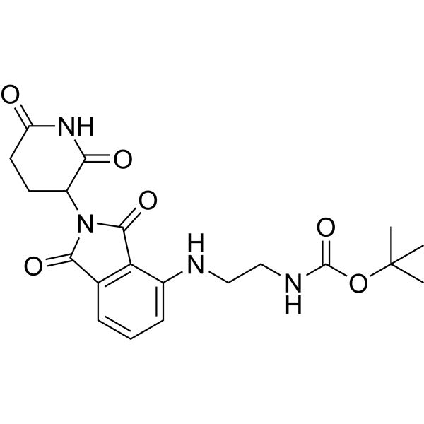 Thalidomide-NH-(CH2)2-NH-Boc Chemical Structure