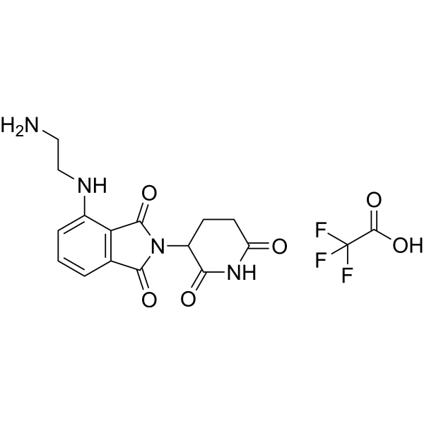 Thalidomide-NH-(CH2)2-NH2 TFA Chemical Structure