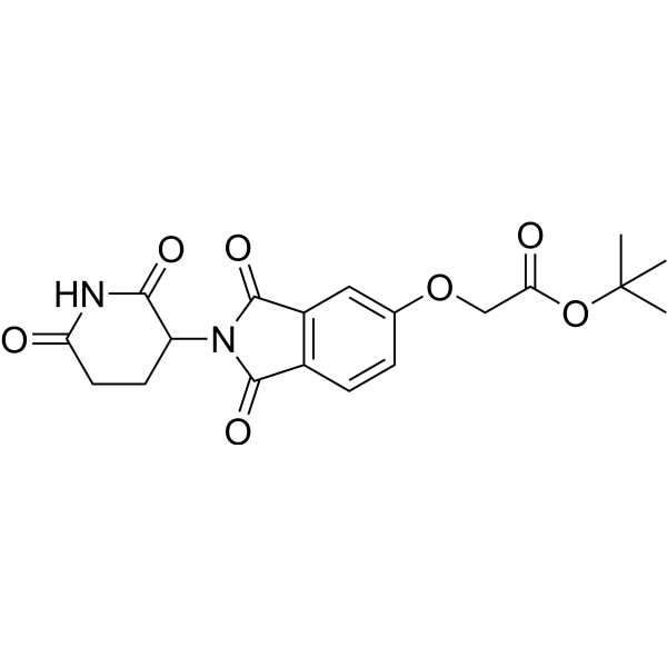 Thalidomide-5-O-CH2-COO(t-Bu) Chemical Structure
