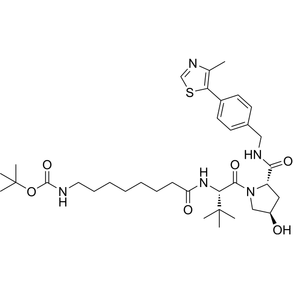 VH032-C6-NH-Boc Chemical Structure