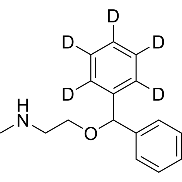 Nordiphenhydramine-d<sub>5</sub> Chemical Structure