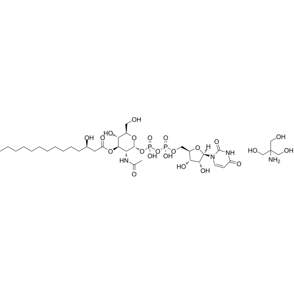 UDP-3-O-acyl-GlcNAc Tris Chemical Structure