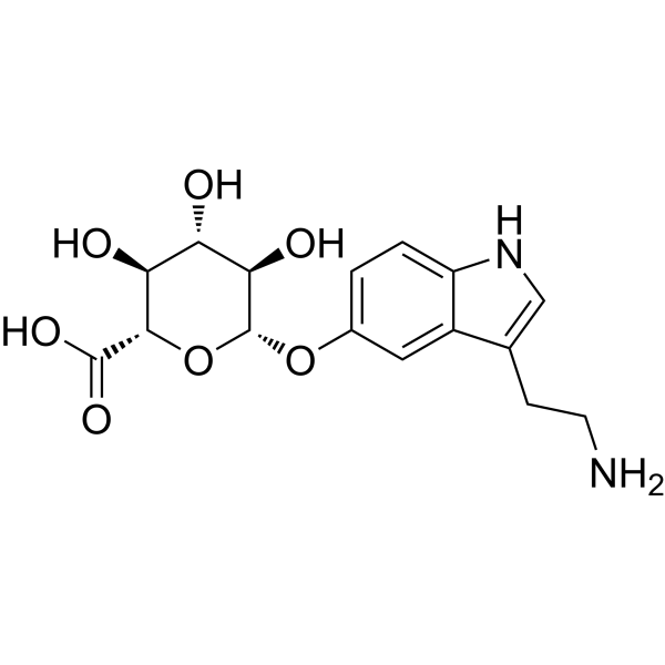 Serotonin glucuronide Chemical Structure