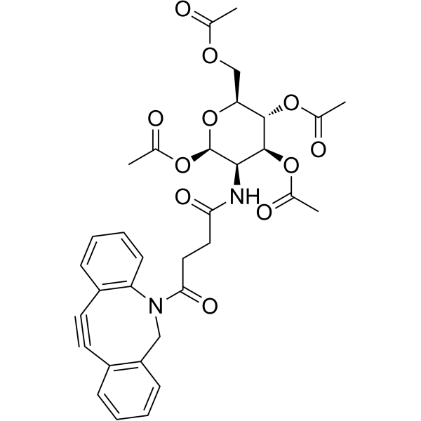 DBCO-Tetraacetyl mannosamine Chemical Structure