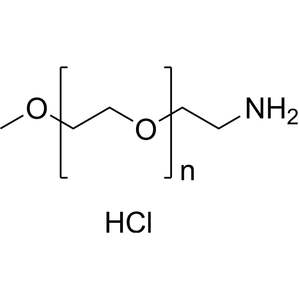 m-PEG-NH2 hydrochloride (MW 2000) Chemical Structure