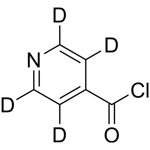 Isonicotinoyl chloride-d<sub>4</sub> Chemical Structure