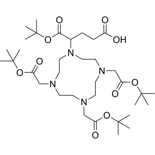 DOTA-GA(tBu)4 Chemical Structure