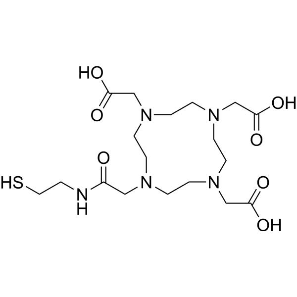 DOTA-Thiol Chemical Structure