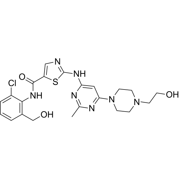 Hydroxymethyl dasatinib Chemical Structure