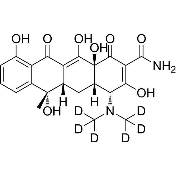 4-Epitetracycline-d<sub>6</sub> Chemical Structure