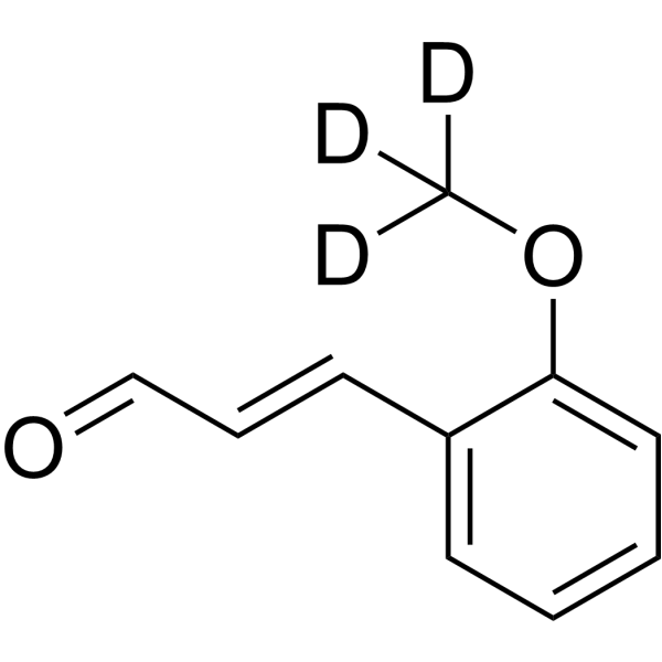 (E)-3-(2-(Methoxy-d3)phenyl)acrylaldehyde Chemical Structure