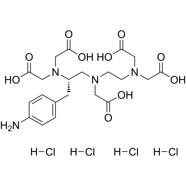 p-NH₂-Bn-DTPA hydrochloride Chemical Structure
