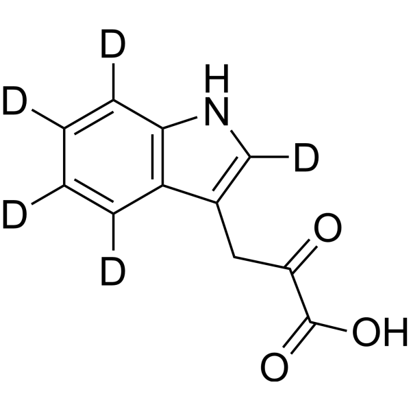 Indole-3-pyruvic acid-d<sub>5</sub> Chemical Structure
