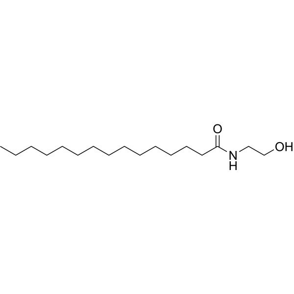 Pentadecanoyl ethanolamide Chemical Structure