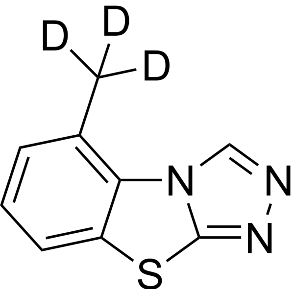 Tricyclazole-d<sub>3</sub> Chemical Structure