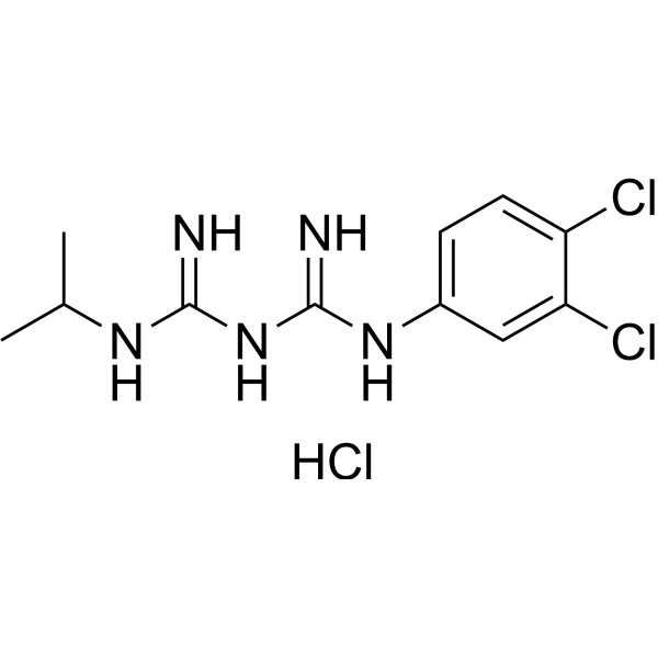 Chlorproguanil hydrochloride Chemical Structure