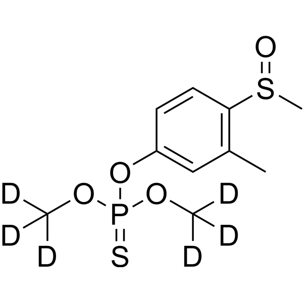 Mesulfenfos-d<sub>6</sub> Chemical Structure