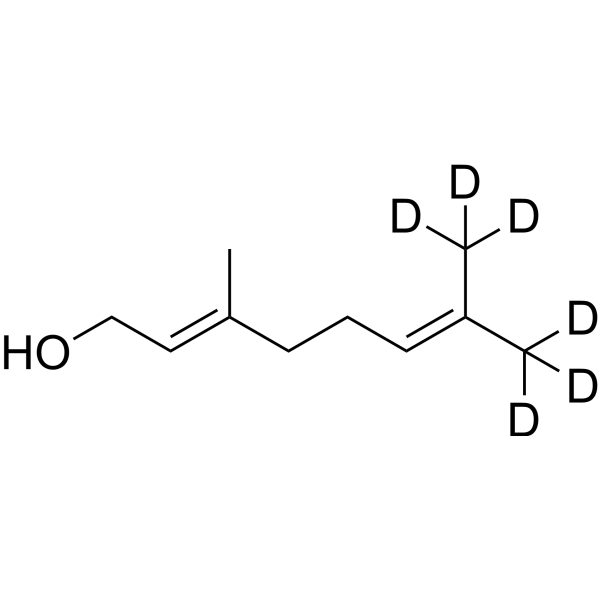 Geraniol-D6 Chemical Structure