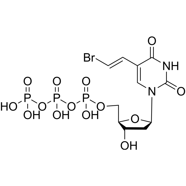 BVDU 5′-Triphosphate Chemical Structure