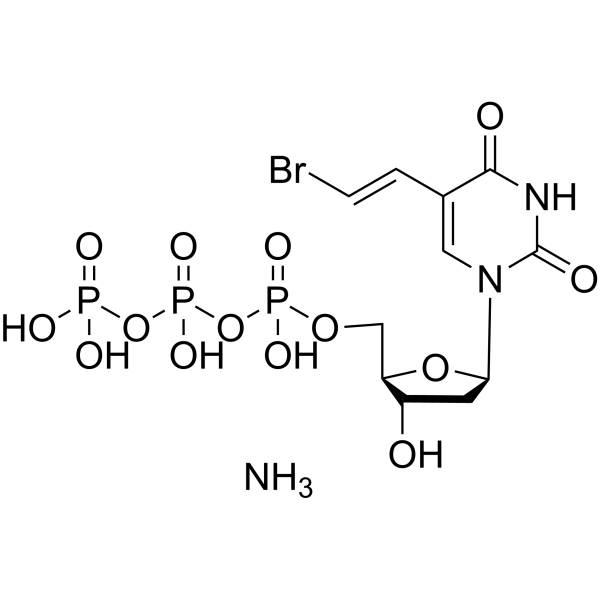 BVDU 5′-Triphosphate ammonium Chemical Structure
