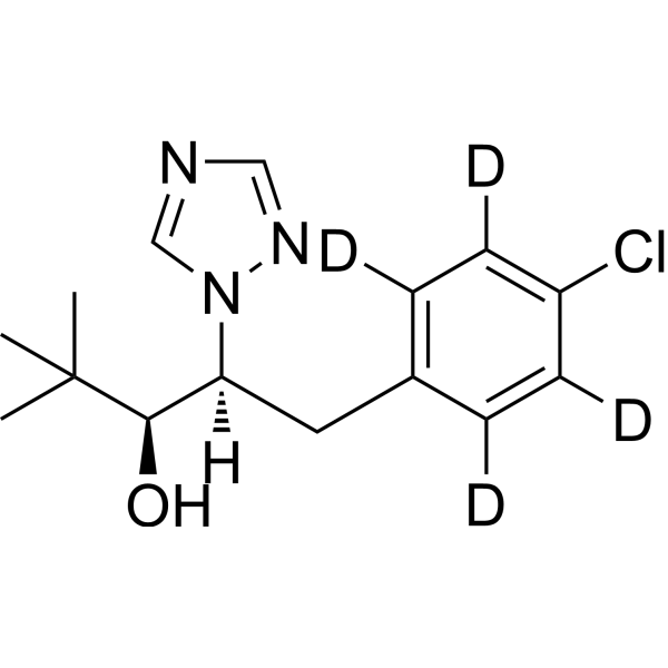 Paclobutrazol-d<sub>4</sub> Chemical Structure
