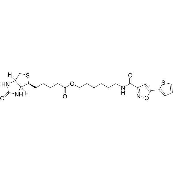Biotinylated isoxazole Chemical Structure