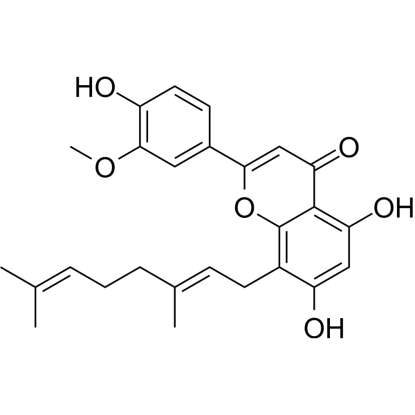 Cannflavin C Chemical Structure