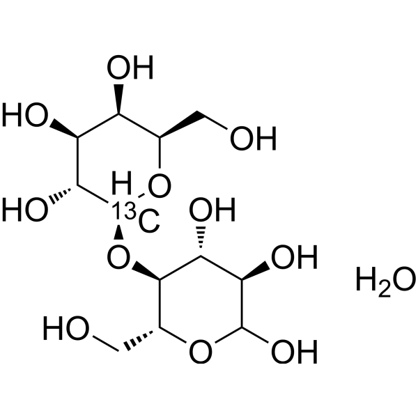 [1-<sup>13</sup>Cgal]Lactose monohydrate Chemical Structure