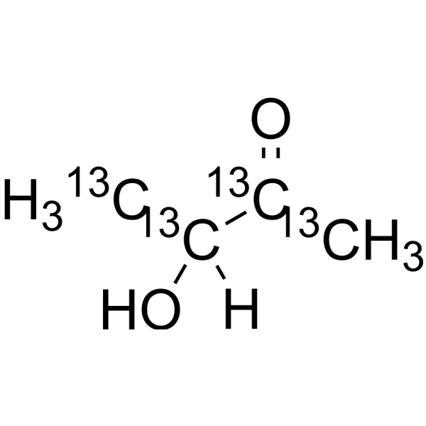 Acetoin-13C4 Chemical Structure