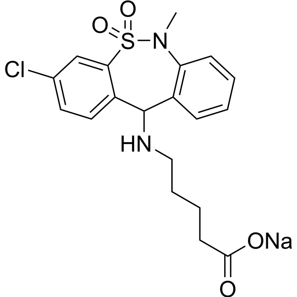 Tianeptine <em>metabolite</em> MC5 sodium salt