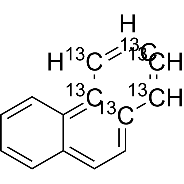 Phenanthrene-<sup>13</sup>C<sub>6</sub> Chemical Structure