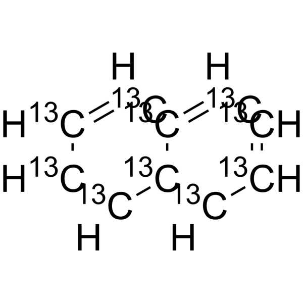 Naphthalene-<sup>13</sup>C<sub>10</sub> Chemical Structure