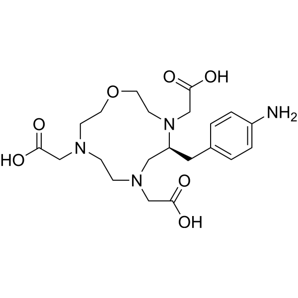 p-NH2-Bn-oxo-DO3A Chemical Structure