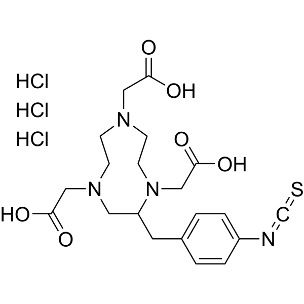 p-SCN-Bn-NOTA trihydrochloride Chemical Structure