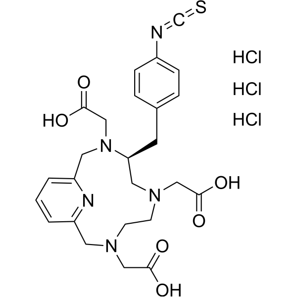 p-SCN-Bn-PCTA hydrochloride Chemical Structure